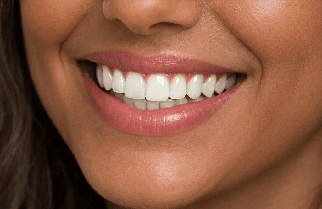 Teeth after whitening treatment